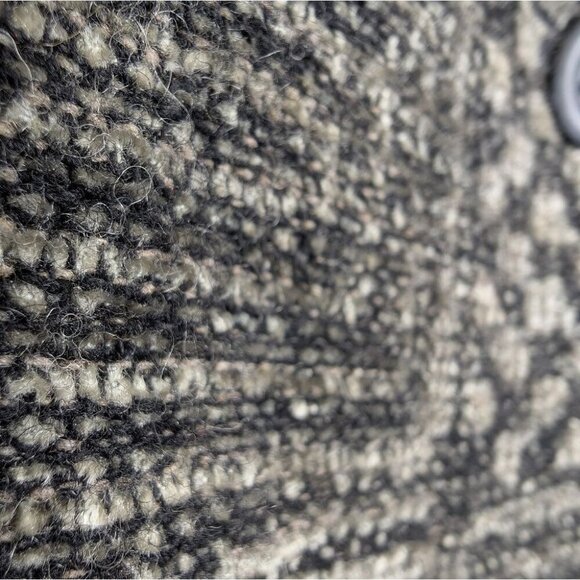 Vintage Eric Alexandre Black and Cream Knit Patterned Vest Size 40 Large Womens - Picture 6 of 11